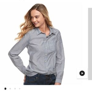NWT Poplin Button Down